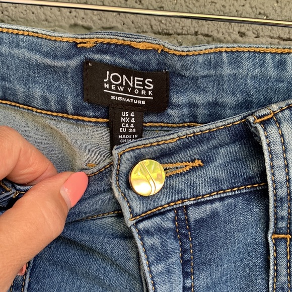 Jones New York Wide Leg Jeans size 4 - Picture 2 of 5